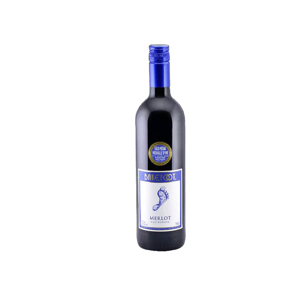 Вино Barefoot Merlot California 0.75L