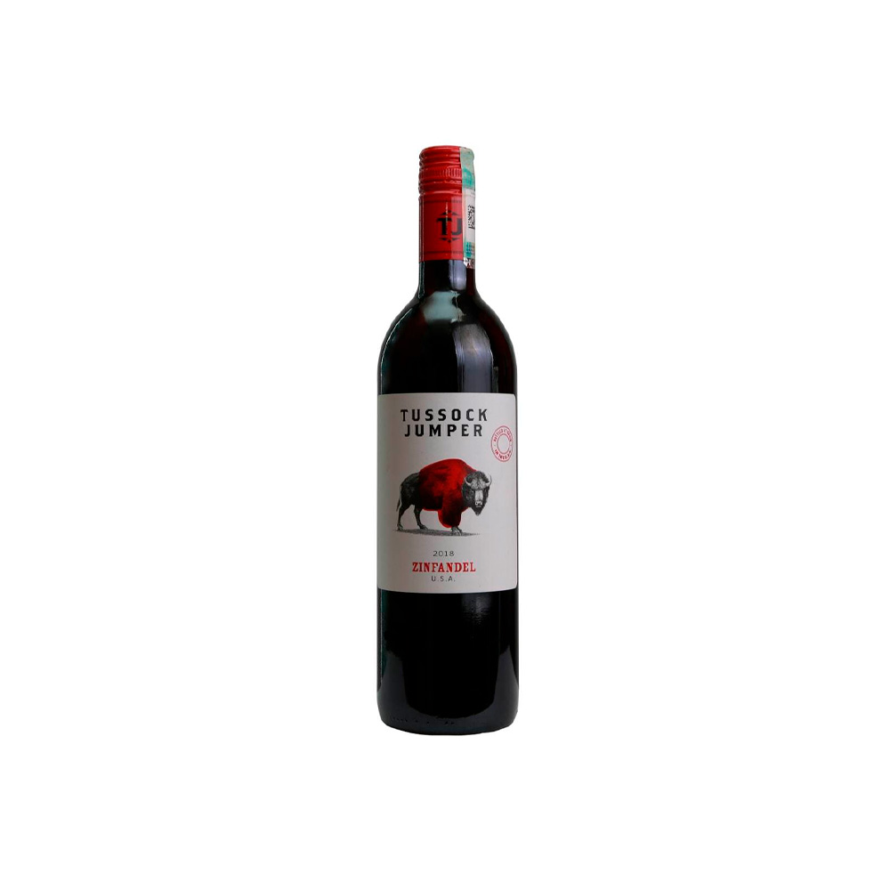 Вино Tussock Jumper Zinfandel красное сухое 0,75L