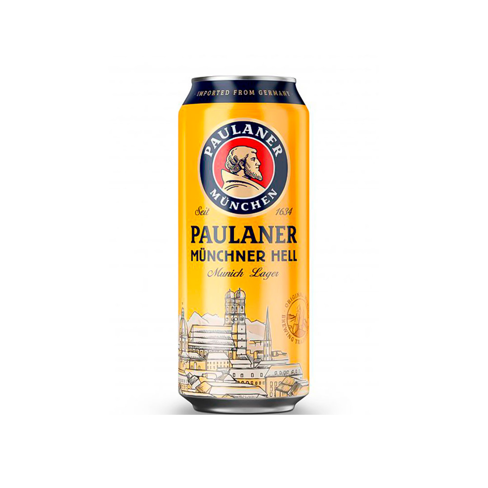 Пиво Paulaner Munchner ж/б 0.5L