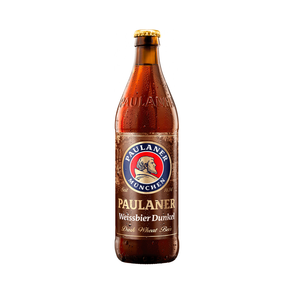 Пиво Paulaner Weissbier Dunkel ст. 0.5L