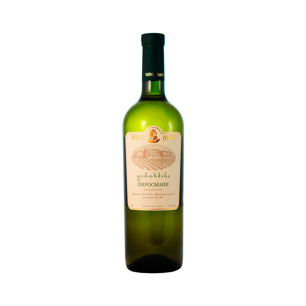 Вино Wine Man Pirosmani White белое полусухое 0.75L