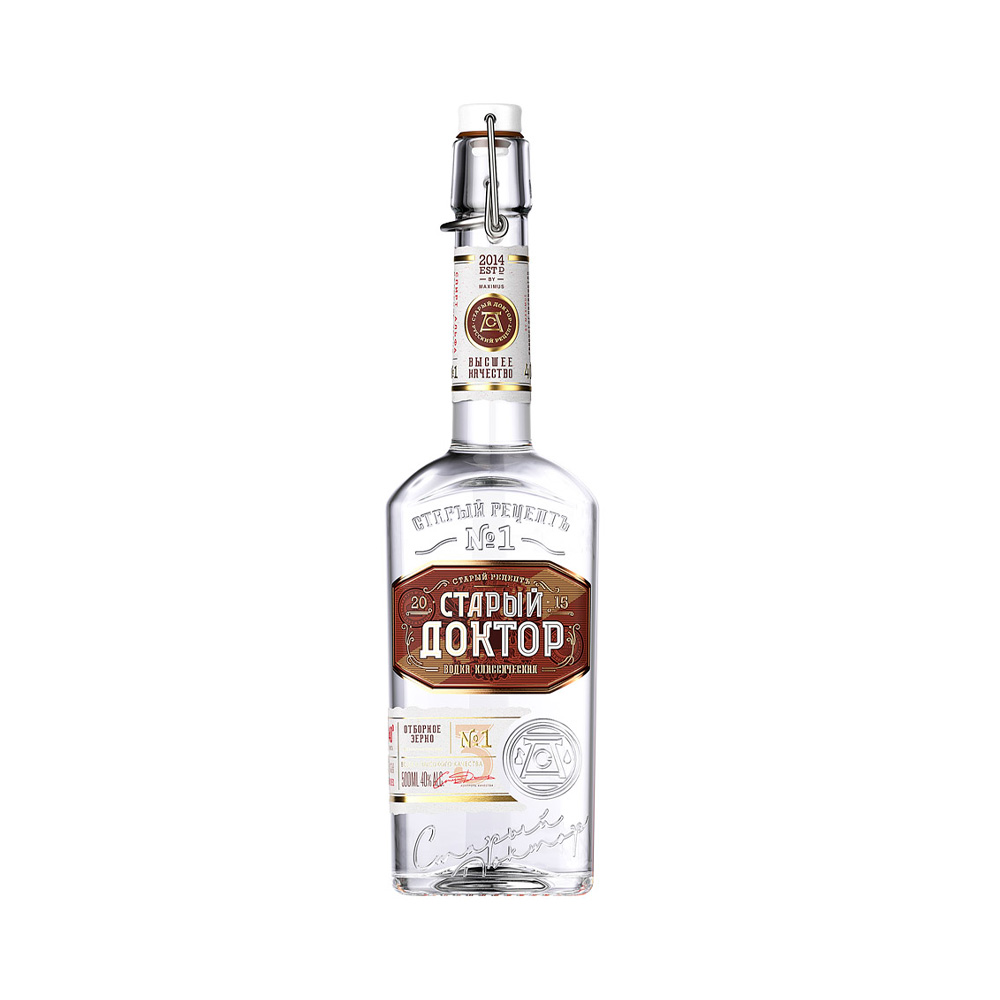 Водка Старый доктор 0.5L