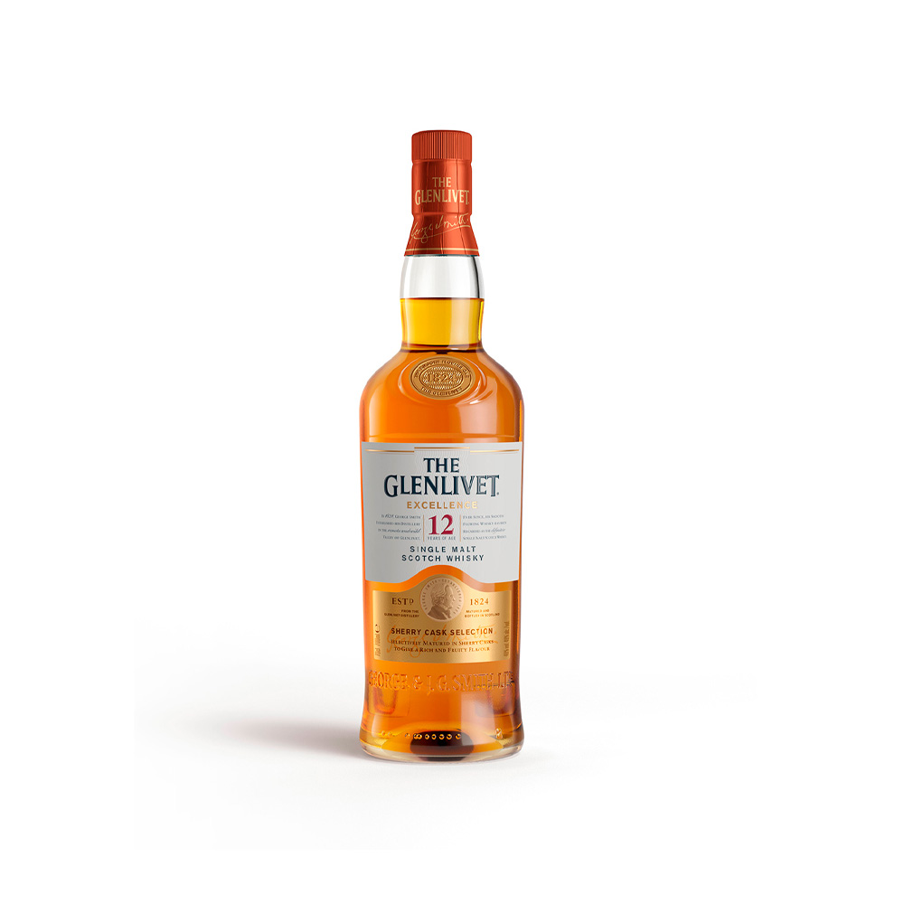 Виски Glenlivet 12 Y.O. 0.7L