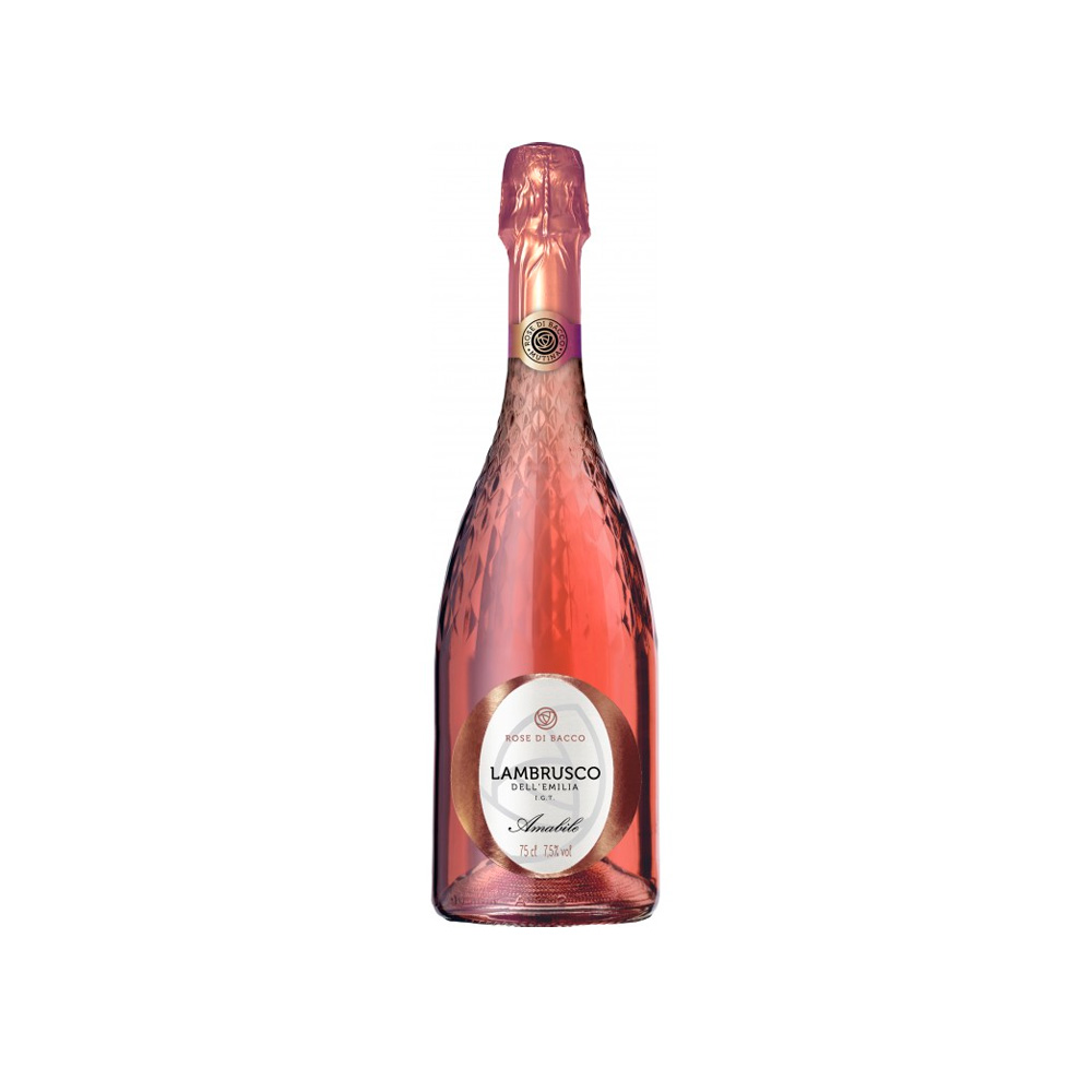 Вино Lambrusco Rose Di Bacco Rosato 0.75L