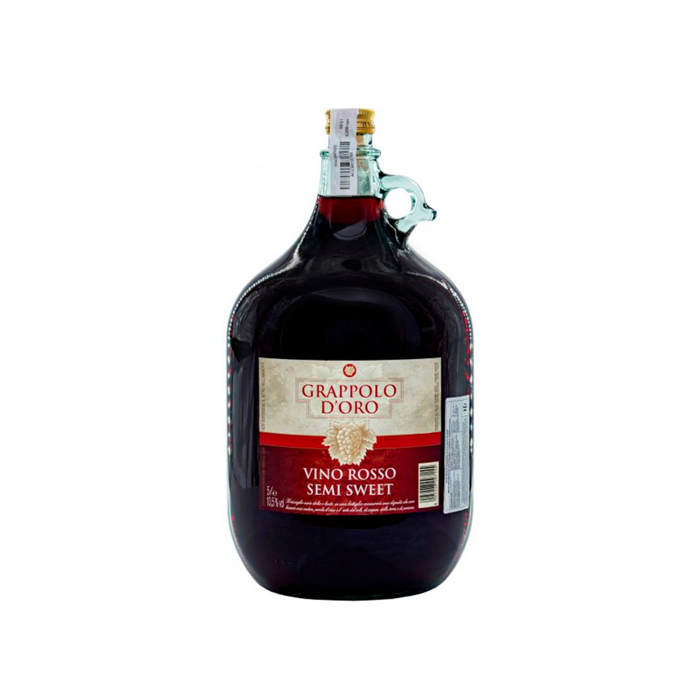 Вино Grappolo D'Oro Vino Rosso 5L