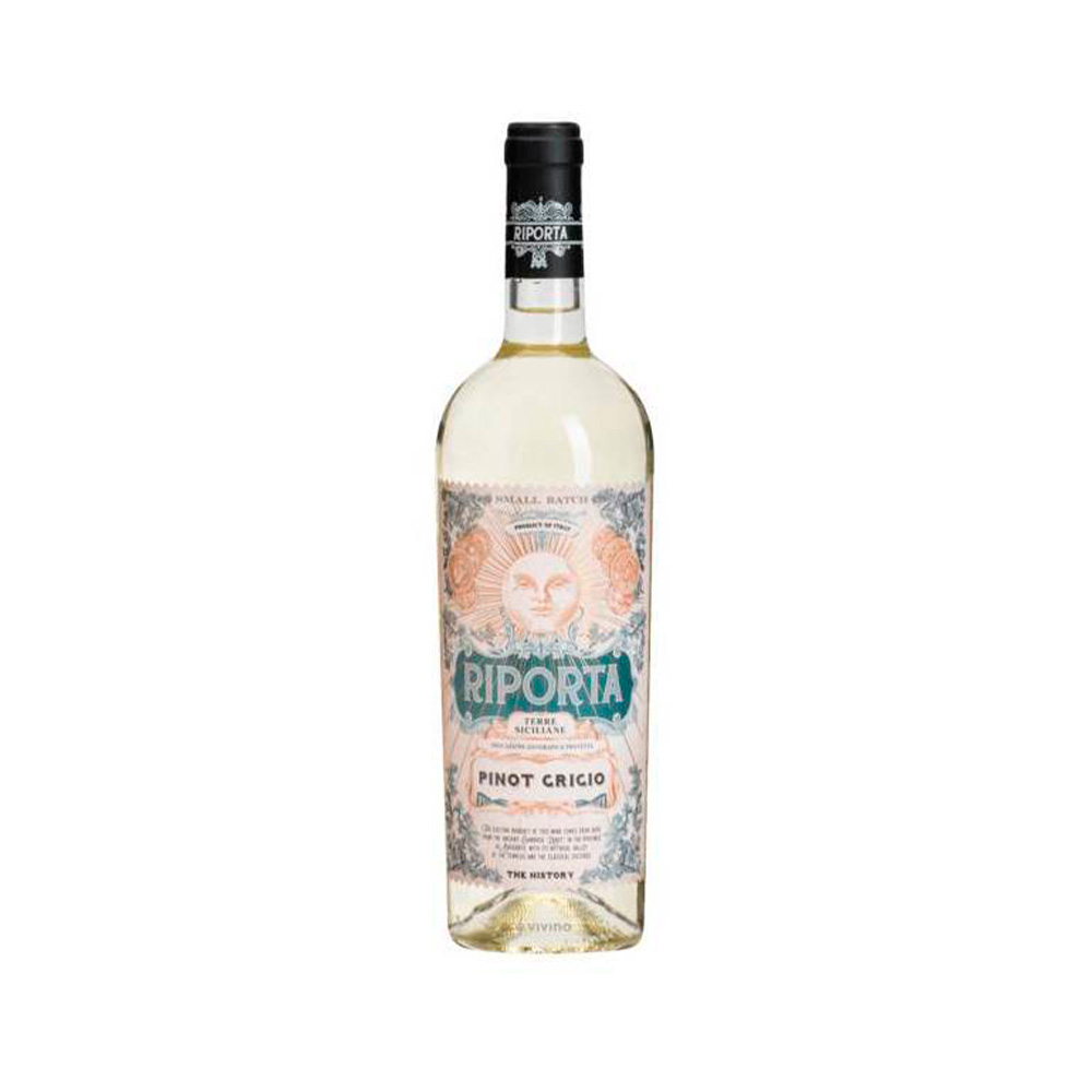 Вино Riporta Pinot Grigio Terre Siciliane  0.75L