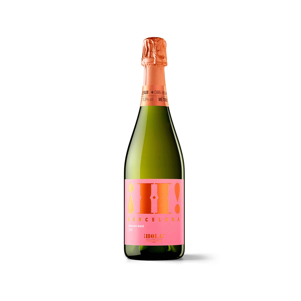 Вино Hola Cava Barcelona Organic Brut Rose 0.75L