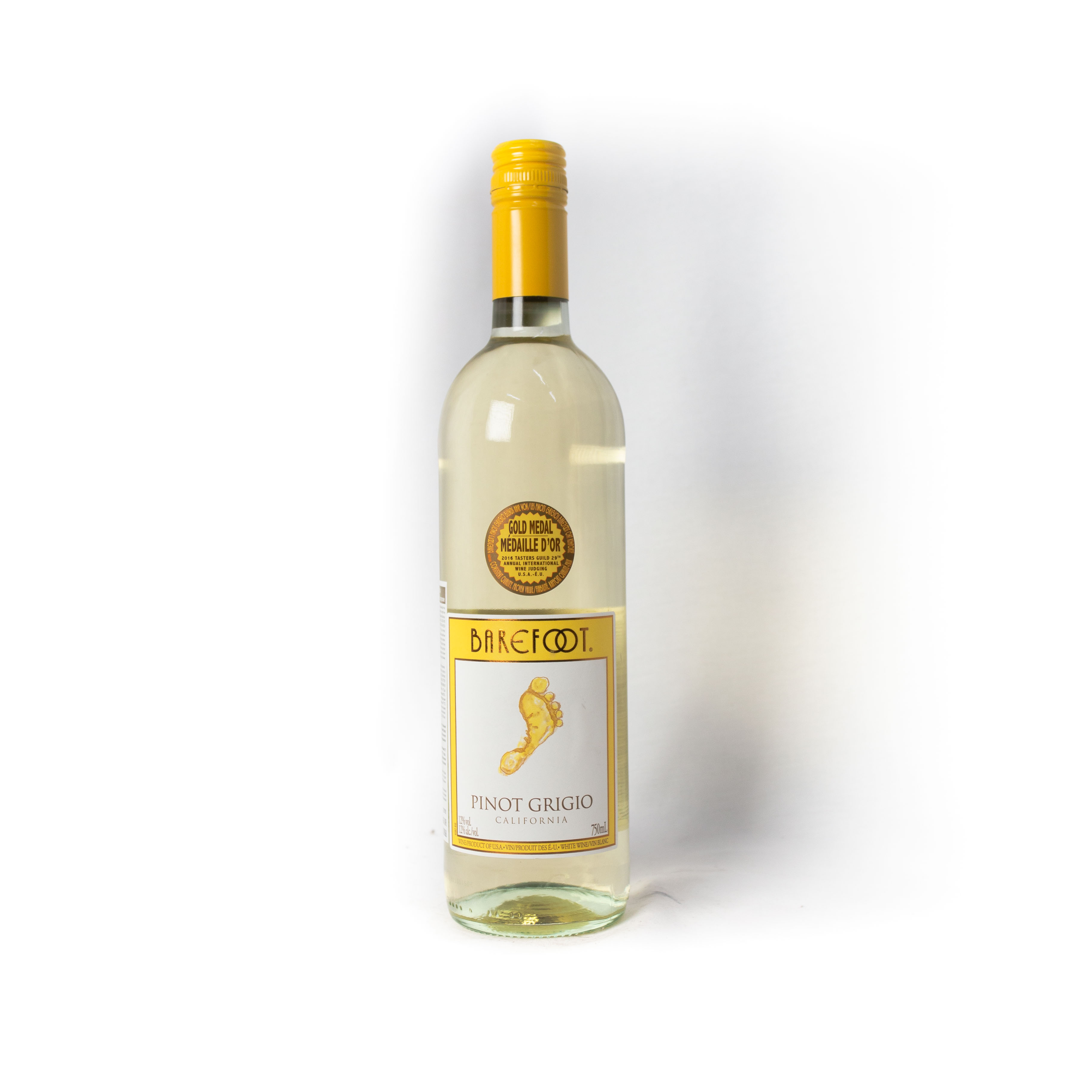 Вино Barefoot Pinot Grigio California 0.75L